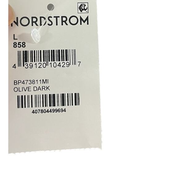 BP Babydoll Top Large Y2K Coquette Dark Olive Raw Hem Cropped Round Neck New - Picture 6 of 9